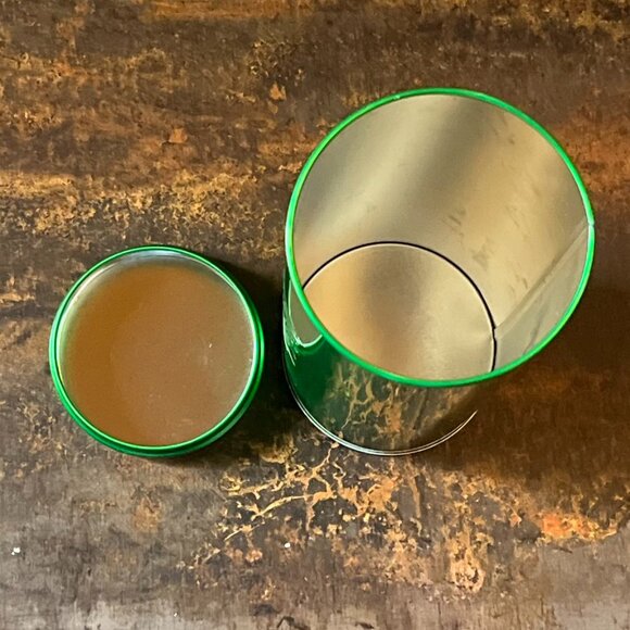 LUSH Empty Green Cylinder Tin for Bath Bomb/Product Storage/Gifting/Display #1 - Picture 5 of 5